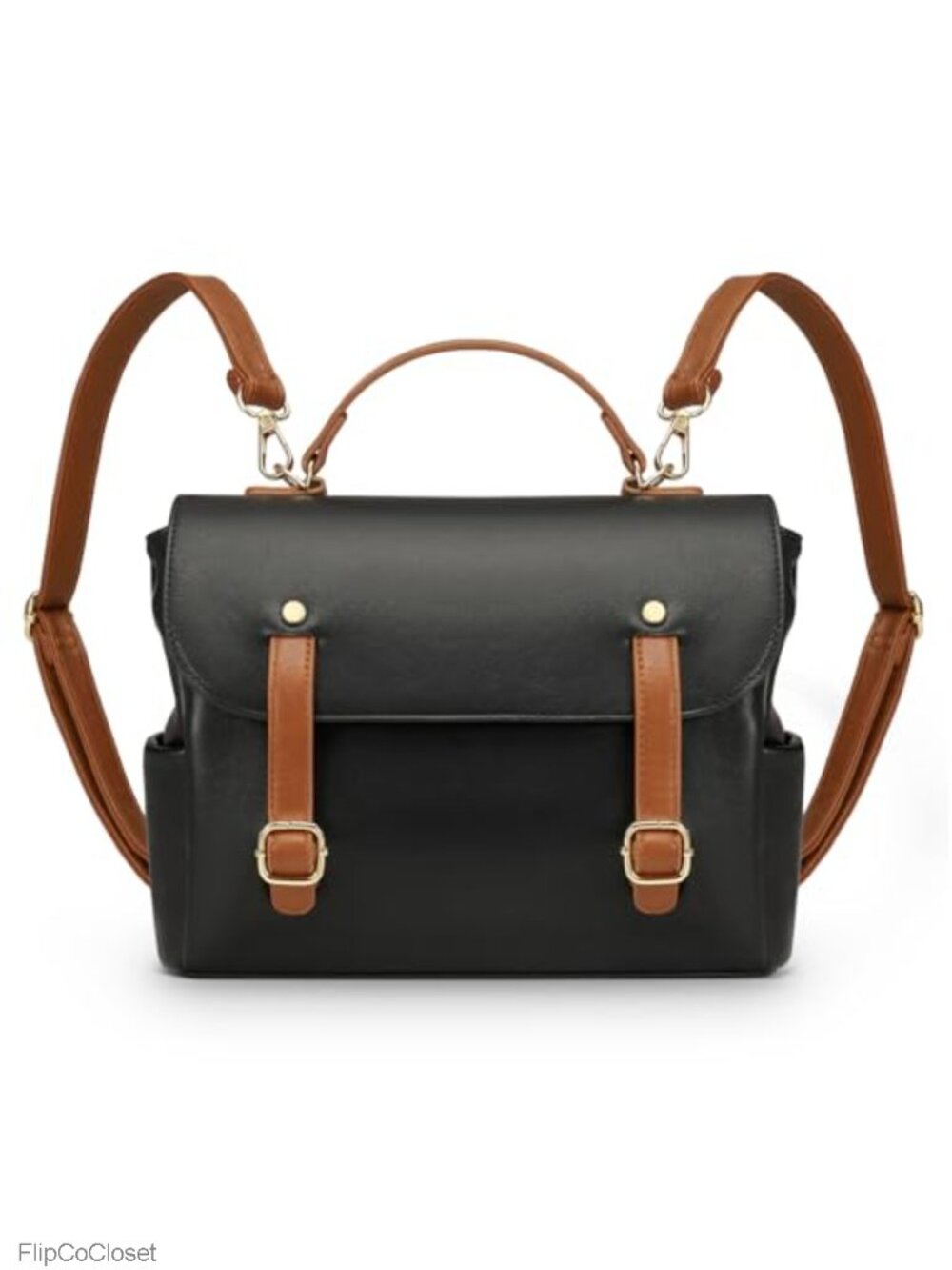 Mini Backpack Purse for Women PU Leather Bookbag